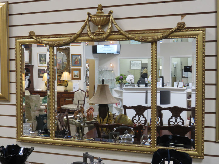 Ornate Gold Beveled Mirror