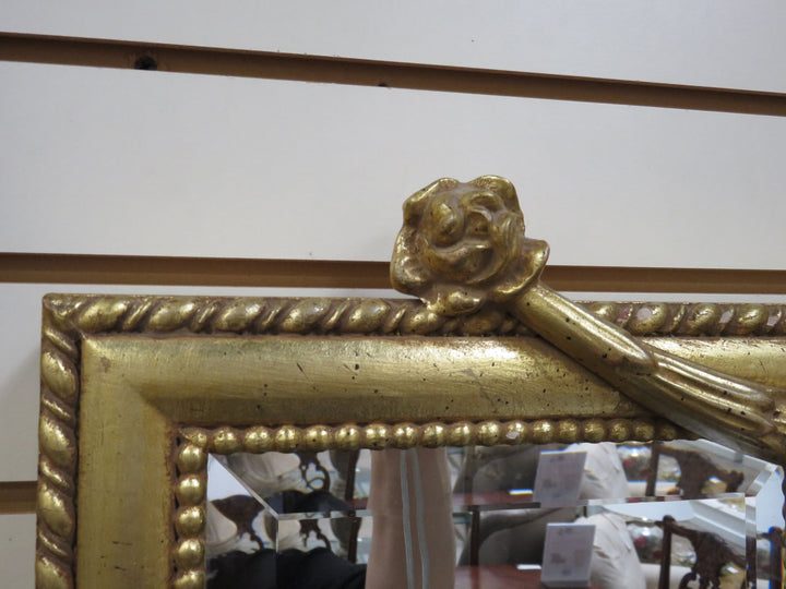 Ornate Gold Beveled Mirror