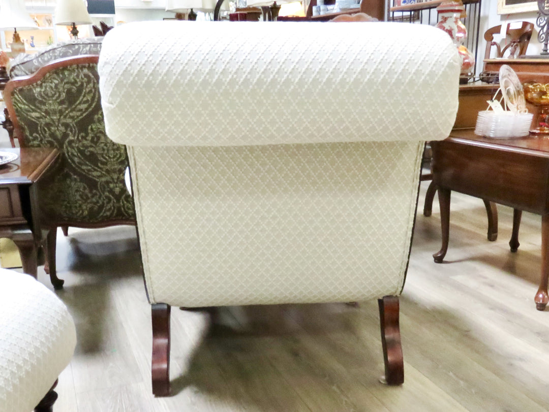 Drexel Heritage Chair & Ottoman