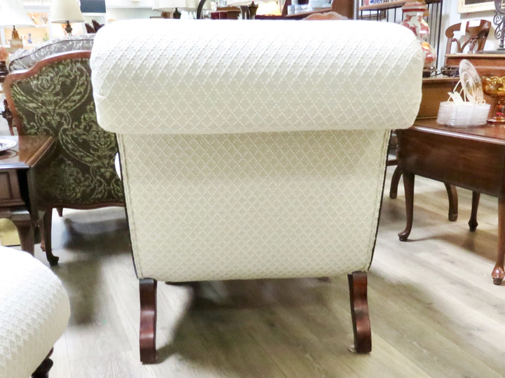 Drexel Heritage Chair & Ottoman