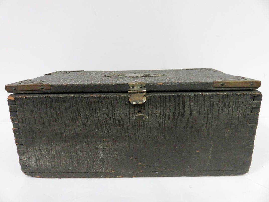 Vintage Chess Set & Storage Box