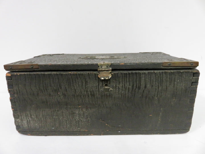 Vintage Chess Set & Storage Box
