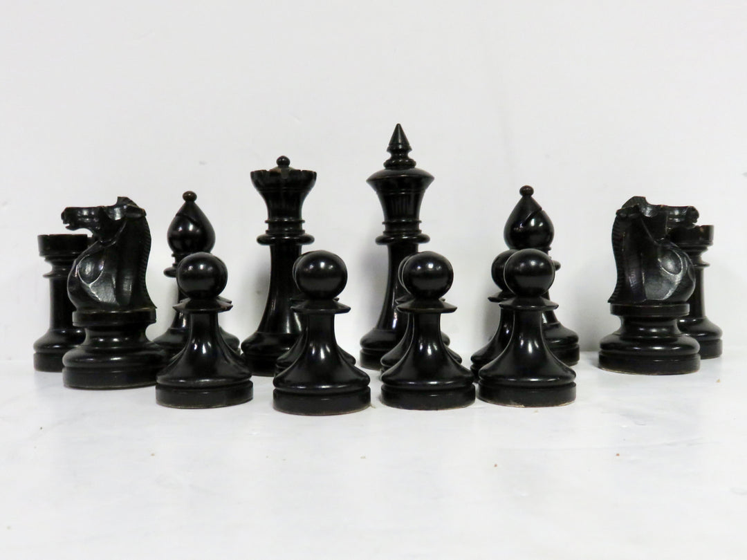 Vintage Chess Set & Storage Box