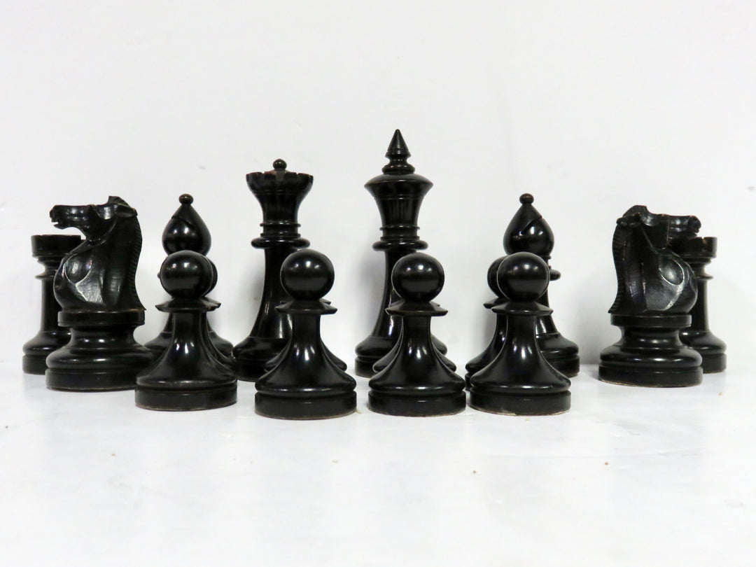Vintage Chess Set & Storage Box