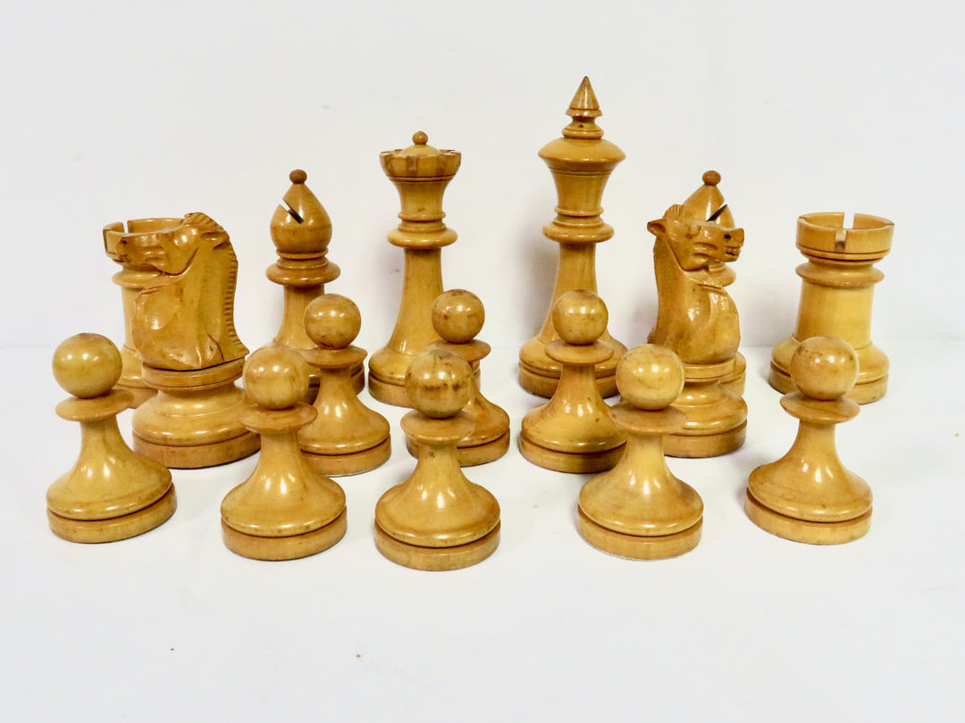 Vintage Chess Set & Storage Box