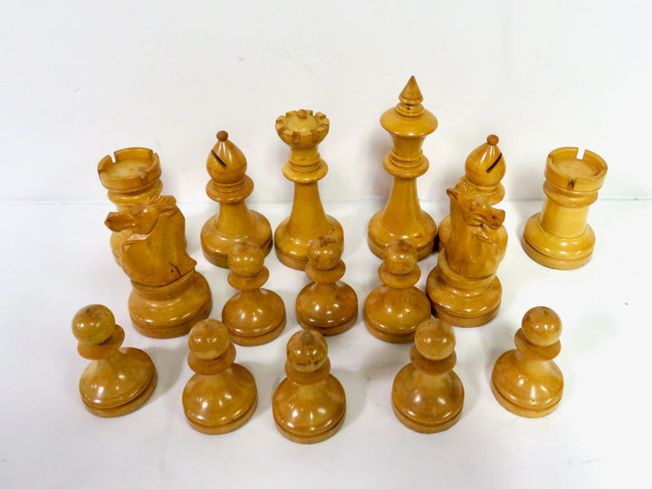 Vintage Chess Set & Storage Box