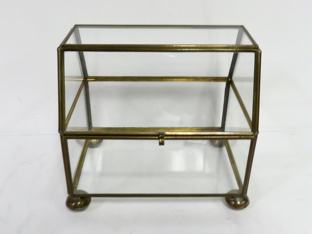 Glass and Brass Display Box