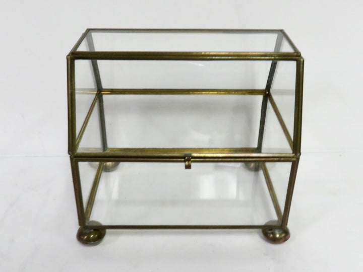 Glass and Brass Display Box