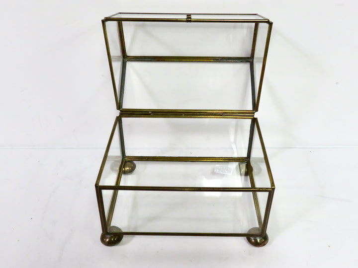 Glass and Brass Display Box
