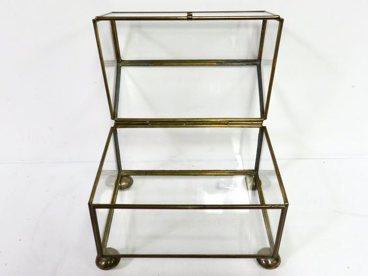 Glass and Brass Display Box