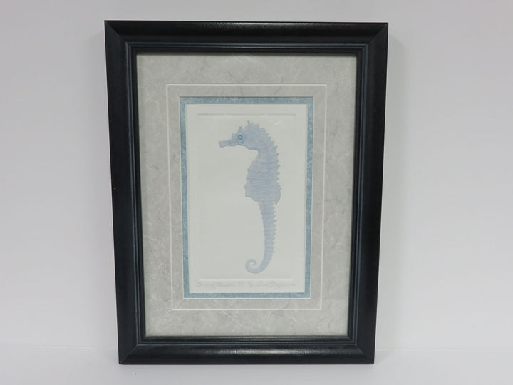 Signed Seahorse Art