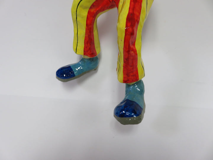 Hanging Folk Art Multicolor Clown