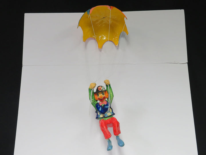 Hanging Folk Art Multicolor Clown