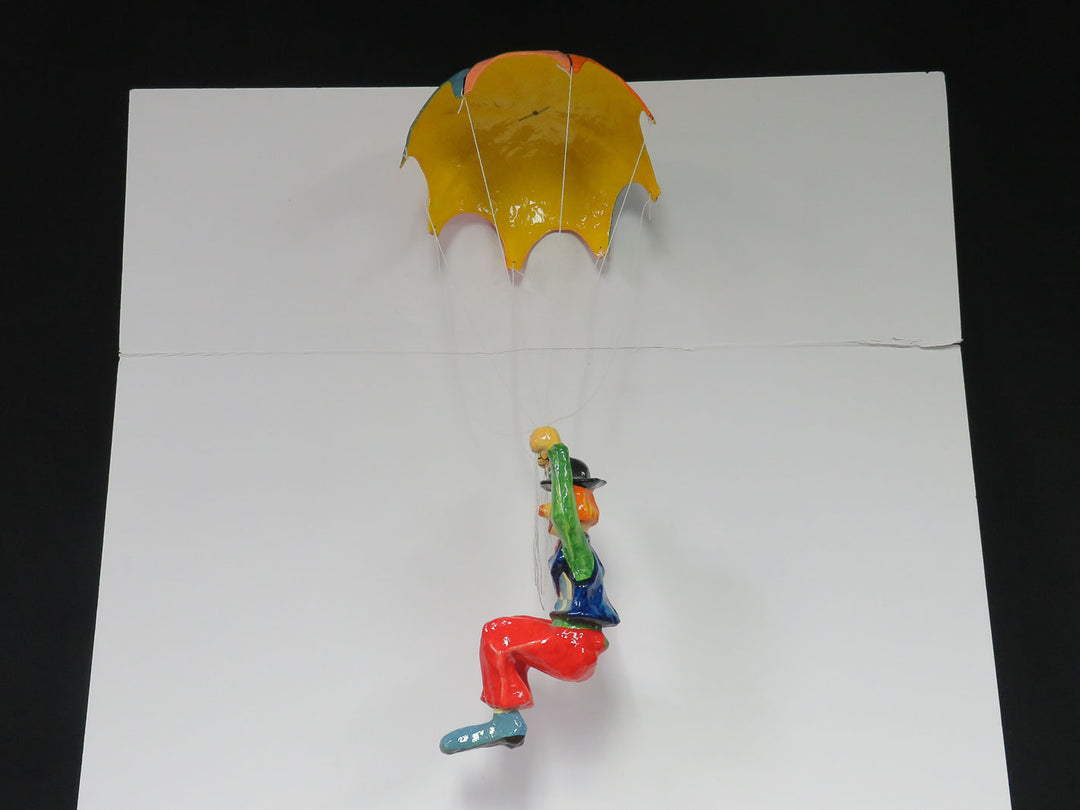 Hanging Folk Art Multicolor Clown