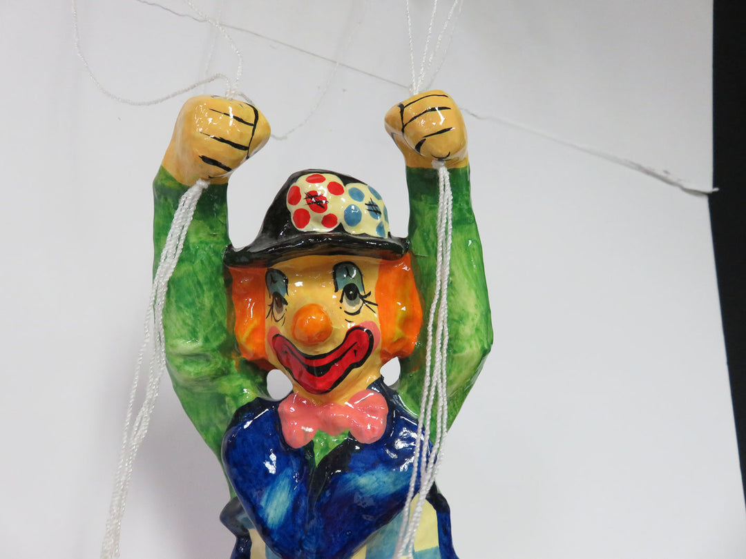 Hanging Folk Art Multicolor Clown