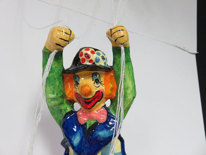 Hanging Folk Art Multicolor Clown