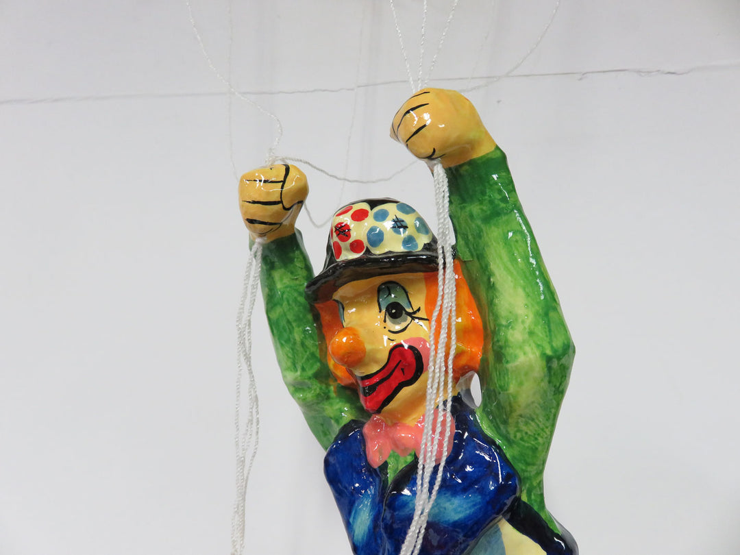 Hanging Folk Art Multicolor Clown