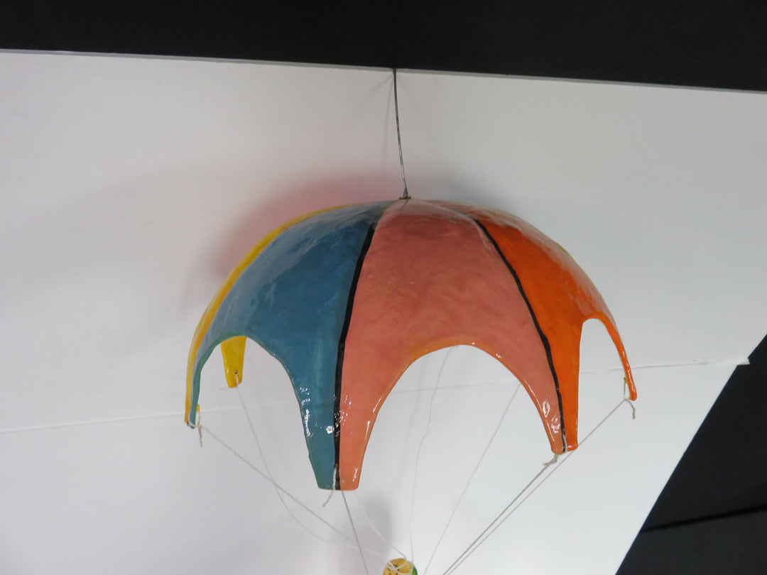 Hanging Folk Art Multicolor Clown