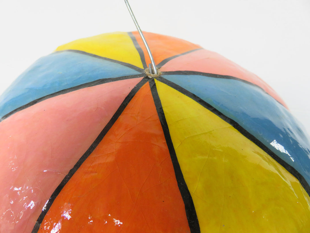 Hanging Folk Art Multicolor Clown