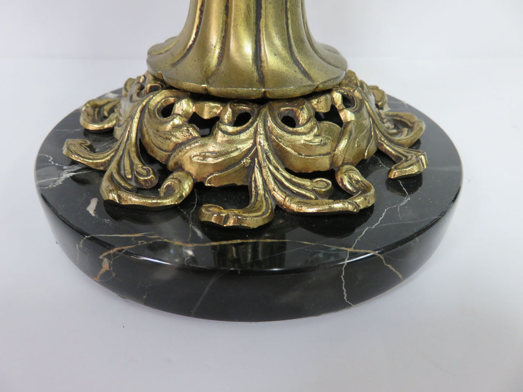 Ornate Pedestal Centerpiece with Prisms