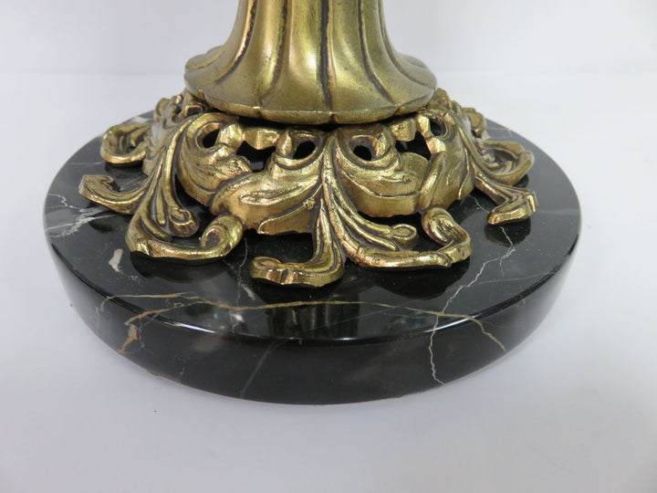 Ornate Pedestal Centerpiece with Prisms