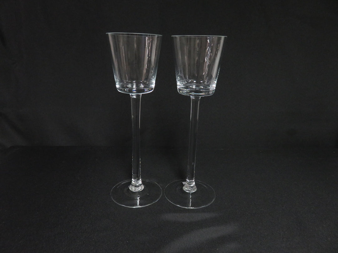 Tall Glass Candleholders