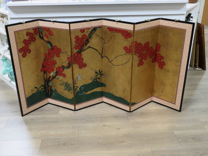 Japanese Six-Panel Folding Screen