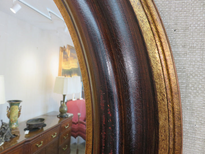 Round Beveled Mirror