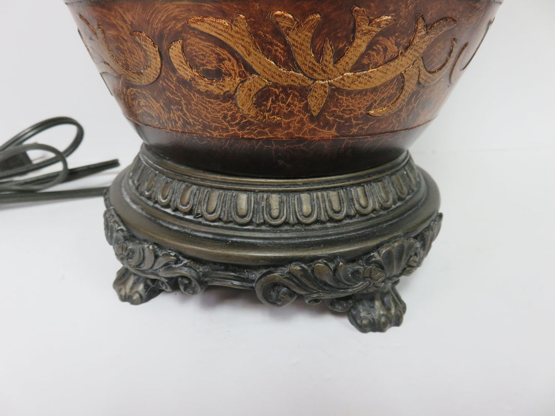 Embossed Urn Table Lamp