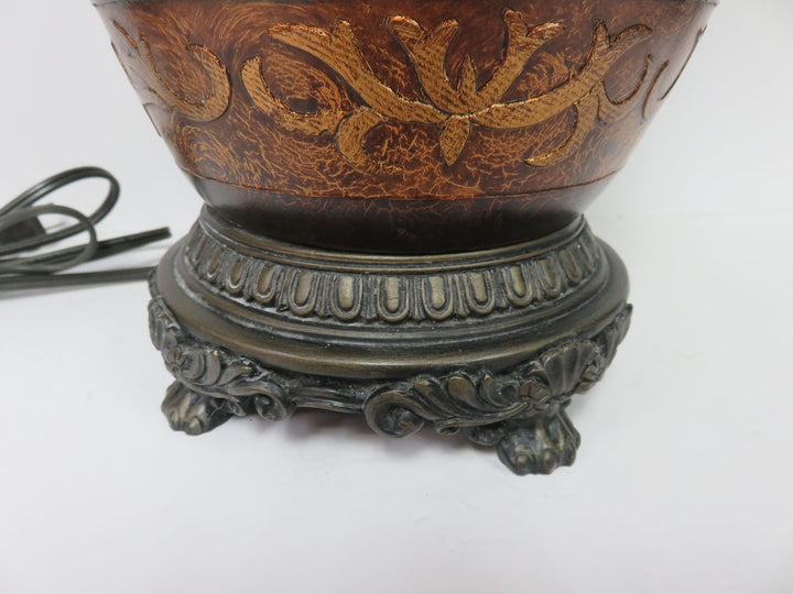 Embossed Urn Table Lamp