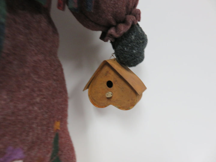 Snowman in Felt Coat