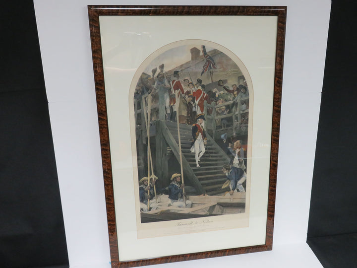 Antique British Naval  Print