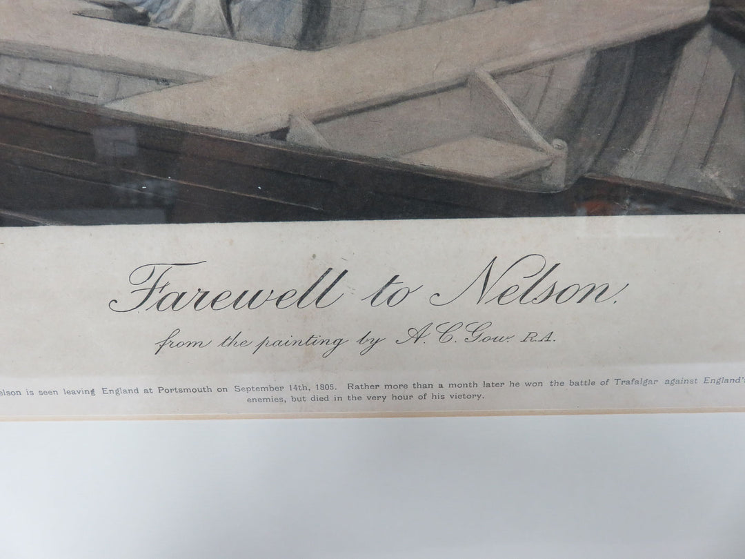 Antique British Naval  Print