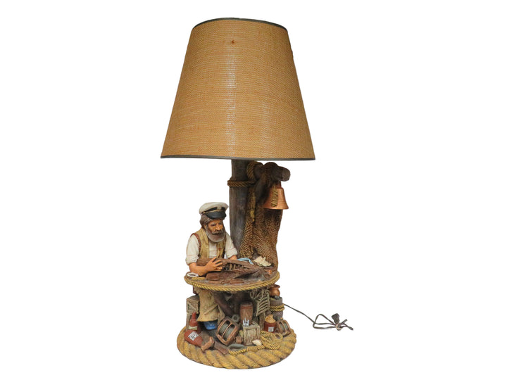 Ship Builder Figurine Lamp