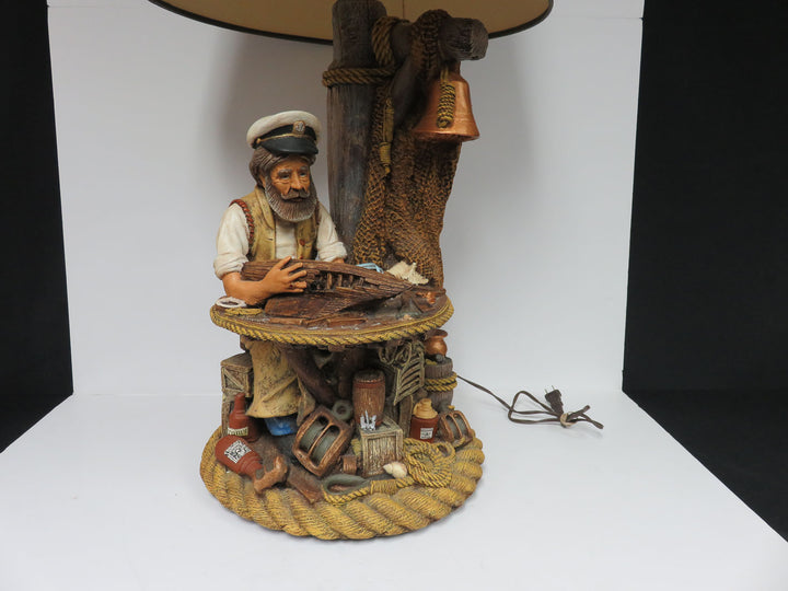 Ship Builder Figurine Lamp