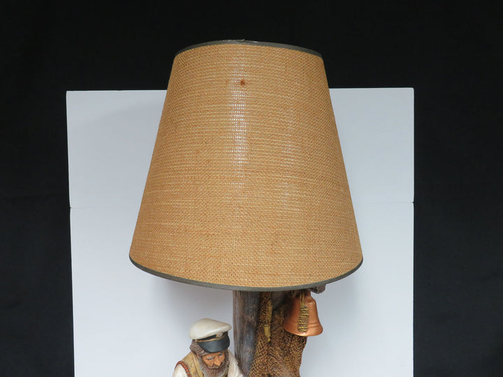 Ship Builder Figurine Lamp