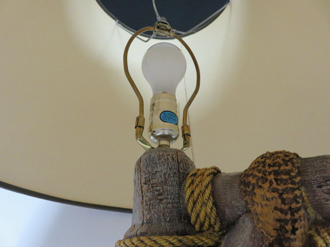 Ship Builder Figurine Lamp
