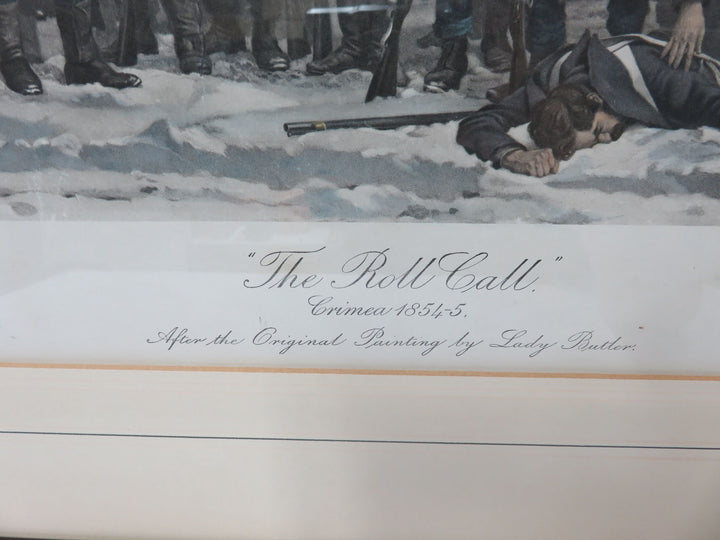"The Roll Call" Antique Print