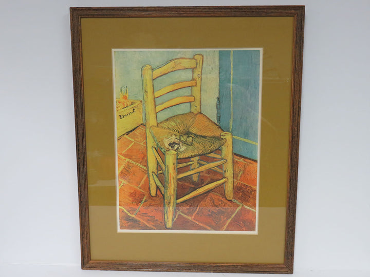 Van Gogh Print of Chair with Pipe