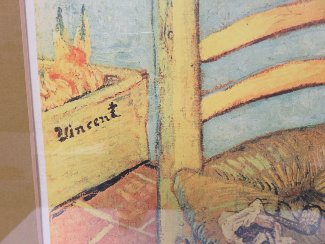 Van Gogh Print of Chair with Pipe