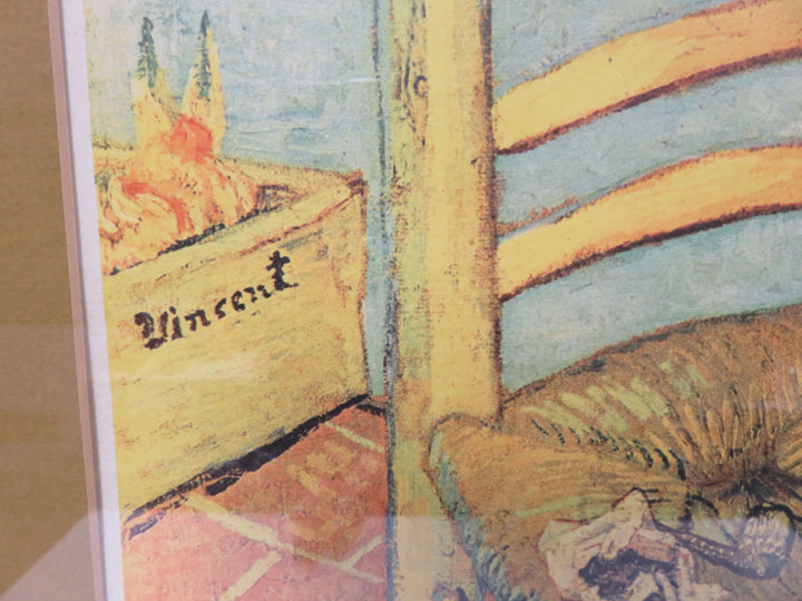 Van Gogh Print of Chair with Pipe