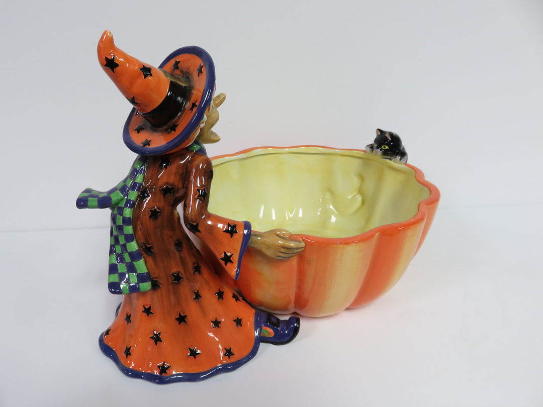 Fitz & Floyd Halloween Candy Bowl