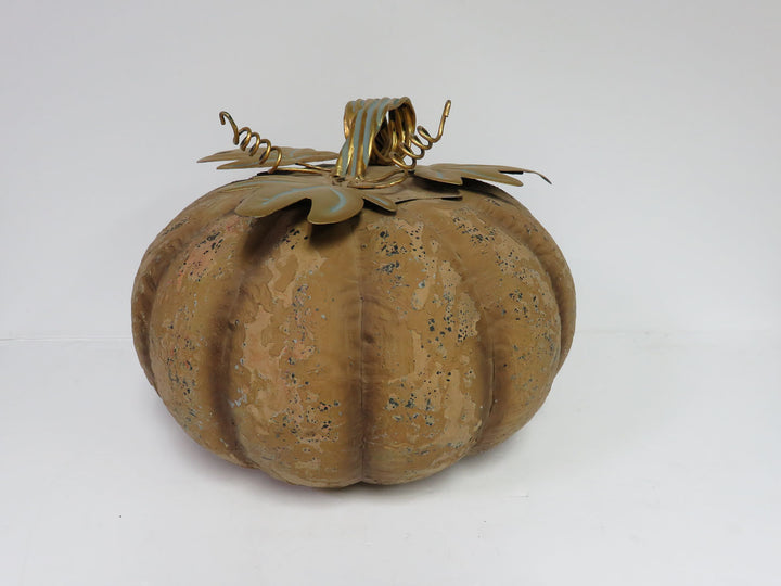 Hammered Metal Pumpkin