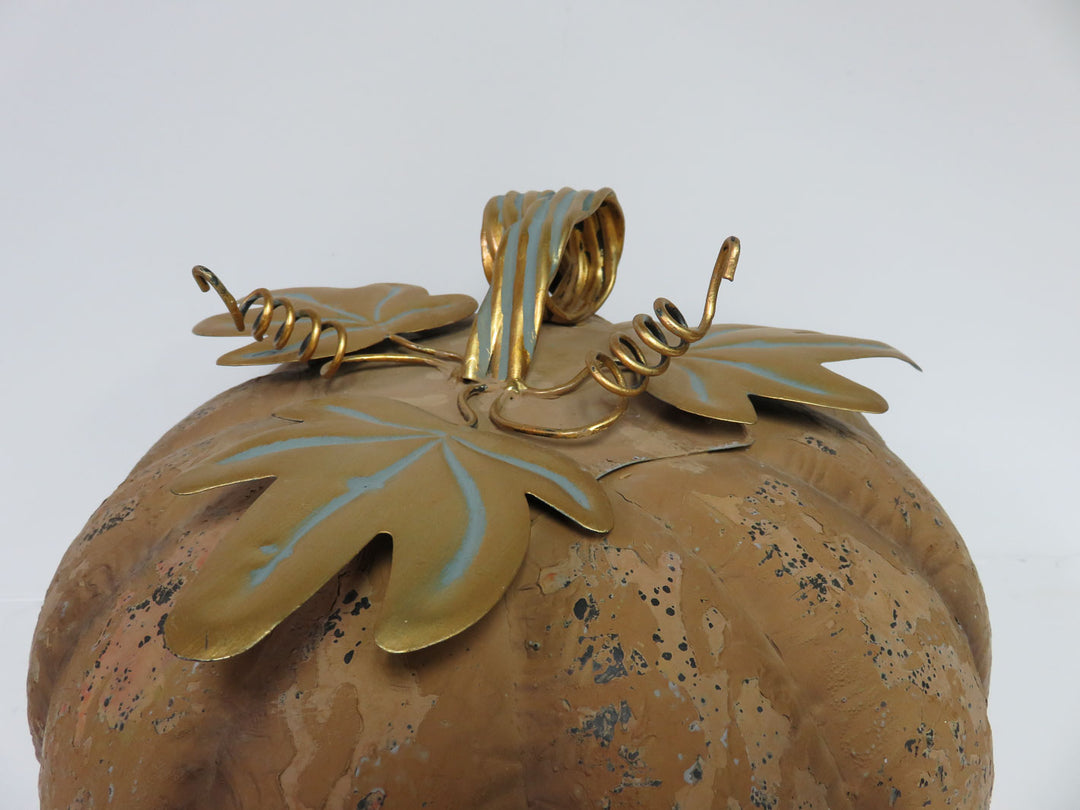 Hammered Metal Pumpkin