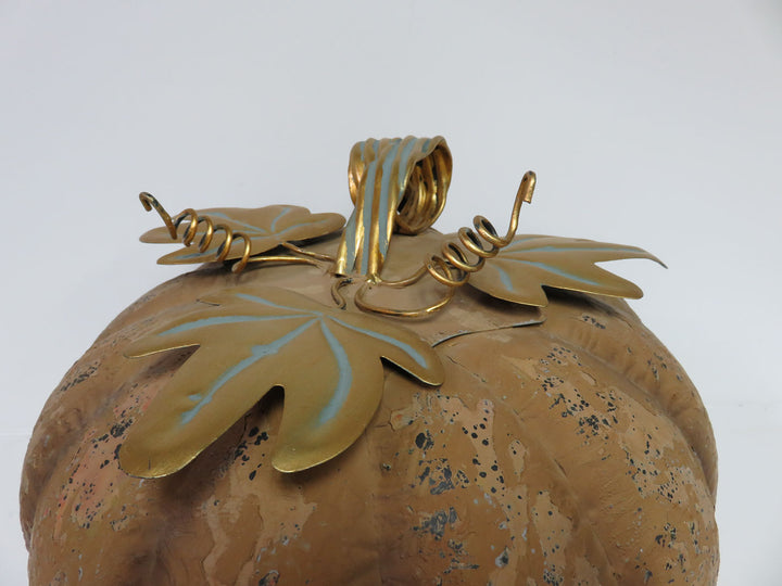 Hammered Metal Pumpkin