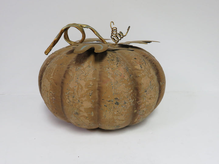 Hammered Metal Pumpkin