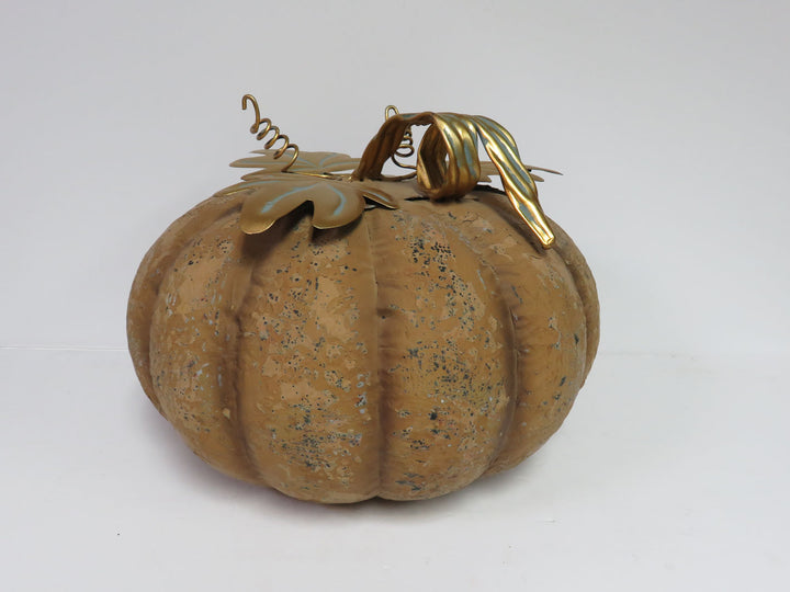 Hammered Metal Pumpkin