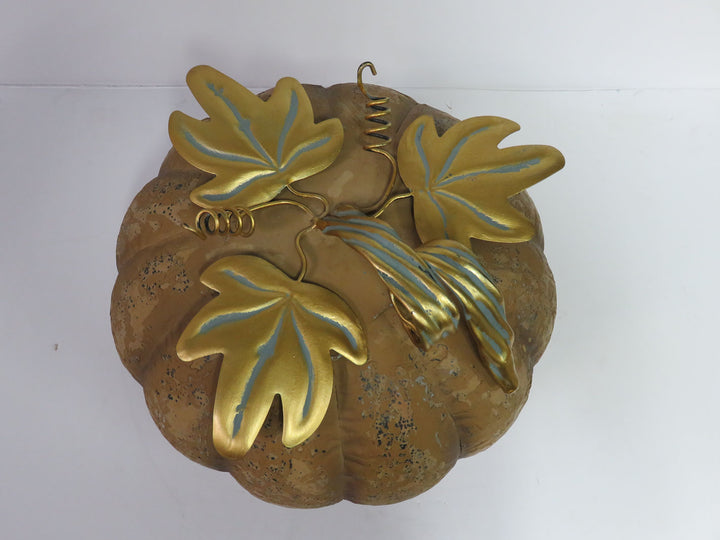 Hammered Metal Pumpkin