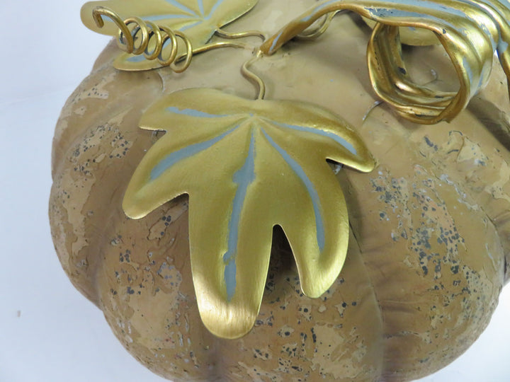 Hammered Metal Pumpkin