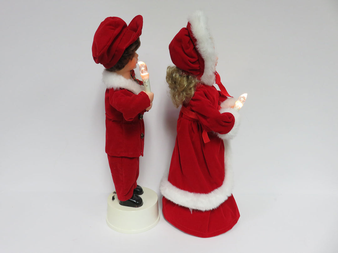 Pair Rennoc Christmas Carolers
